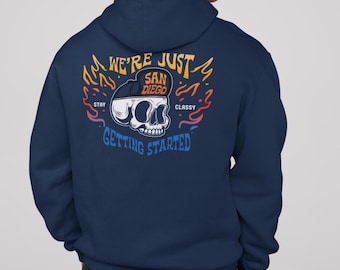 San Diego Football Unisex Hoodie: Skull Graphic, Game Day Apparel