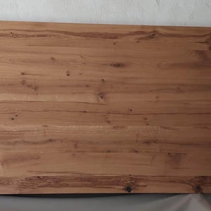 Plateau de table en bois de récupération de 2,5 mètres de long