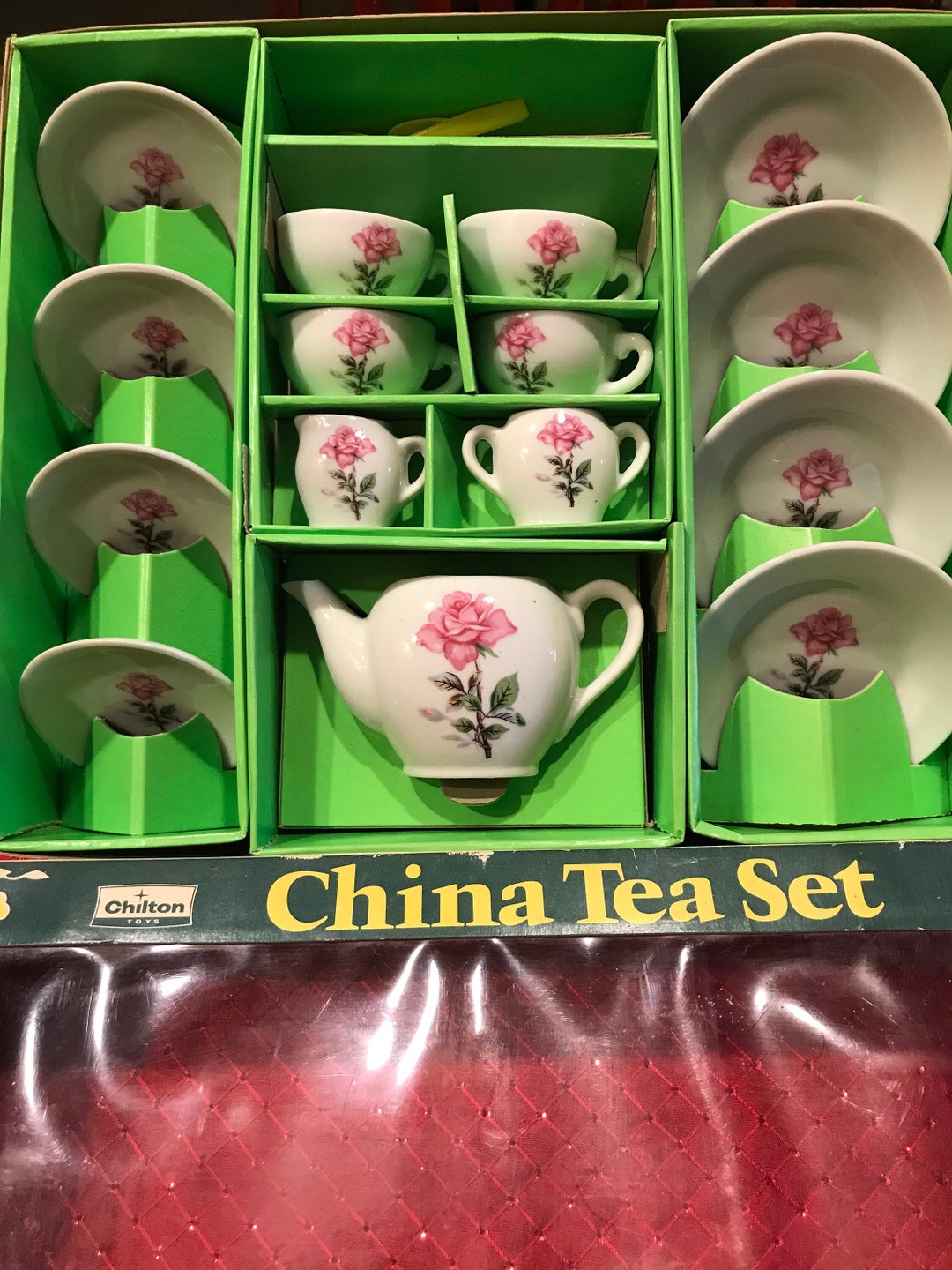 Vintage Children's/doll China Tea Set Complete Service Etsy