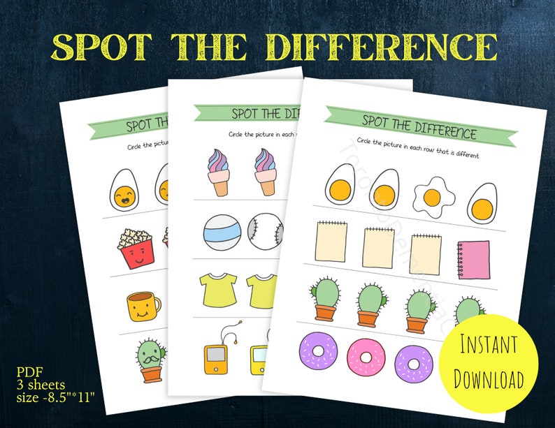 Spot the Difference, Dementia, Alzheimer's , Occupational Therapy ...