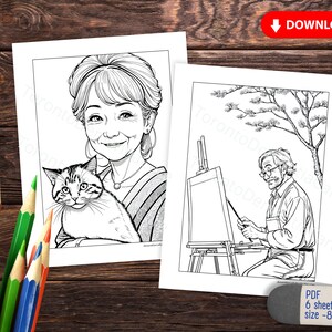 Adult Coloring Book for People With Dementia, Alzheimer's, Parkinson's,  Autism, Stroke BULK ORDER 