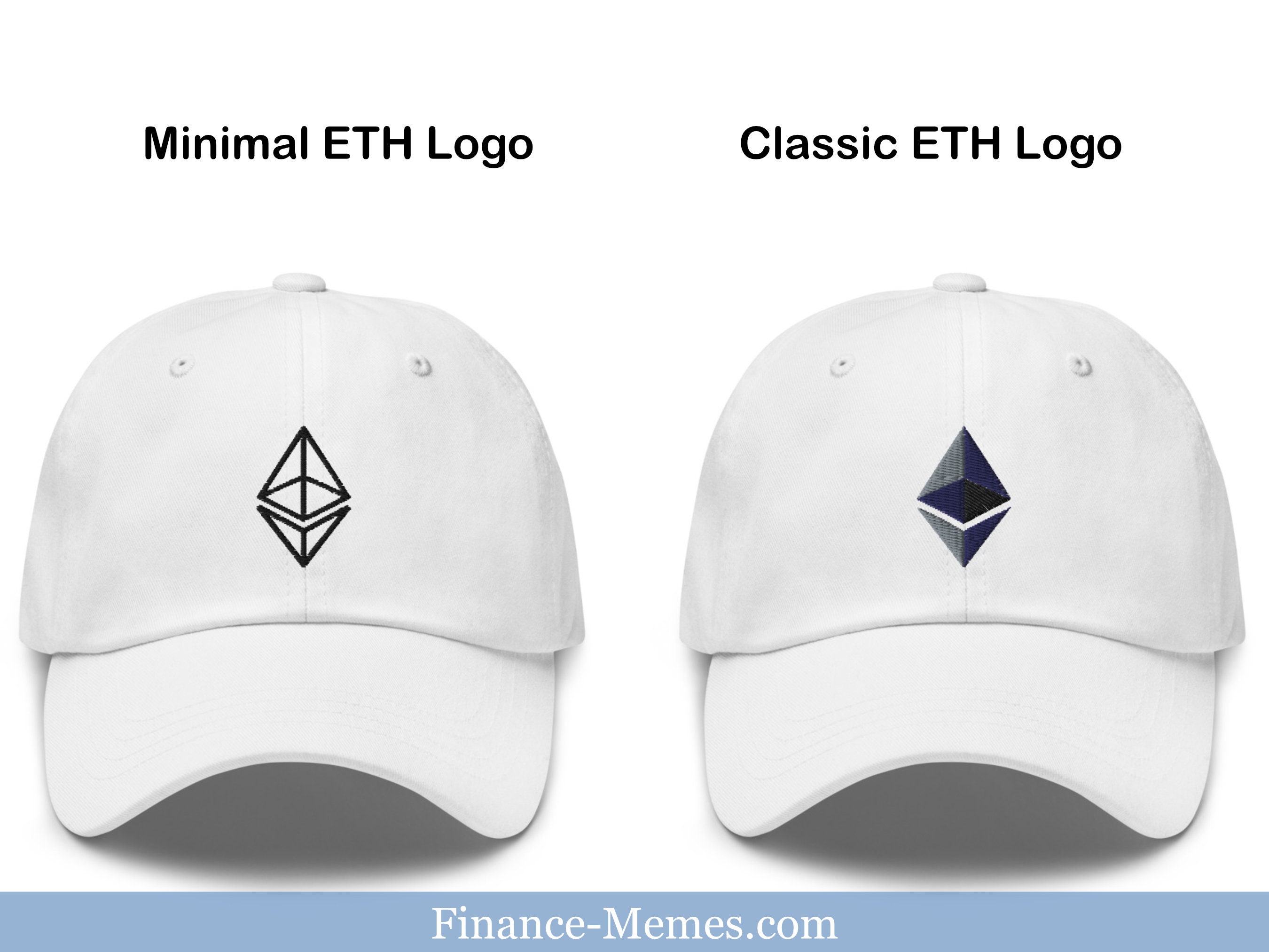 Ethereum Embroidered Dad Hat, Unisex Dad Hat, Ethereum Logo, ETH Logo,  Crypto Clothing Gifts for Him, Blockchain Cap - Etsy Canada