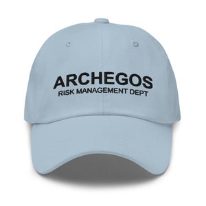 Archegos Capital Risk Management Hat, Bill Hwang, Stock Market, Funny Finance, Day Trader Gift