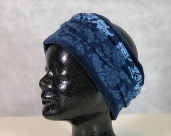 Headband made of fine cotton jacquard, lined