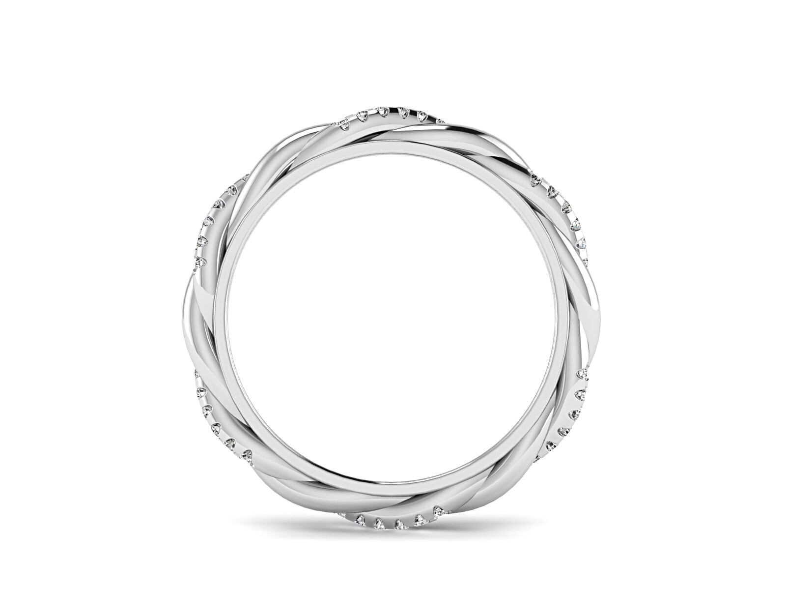 14K Solid Gold Stacking Engagement Ring for Women Unique Full Etsy