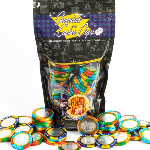 Casino Chips Milk Chocolate Coins Party Bag Filler Wedding Etsy