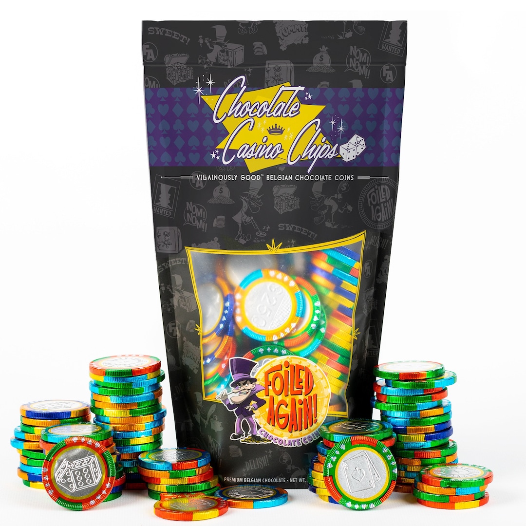 Casino Chips Chocolate Coins Etsy