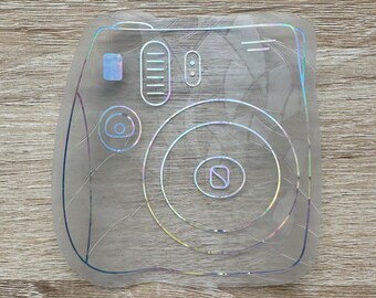 Camera Suncatcher | Holo Suncatcher | Suncatcher Sticker | Suncatcher Decal | Holographic