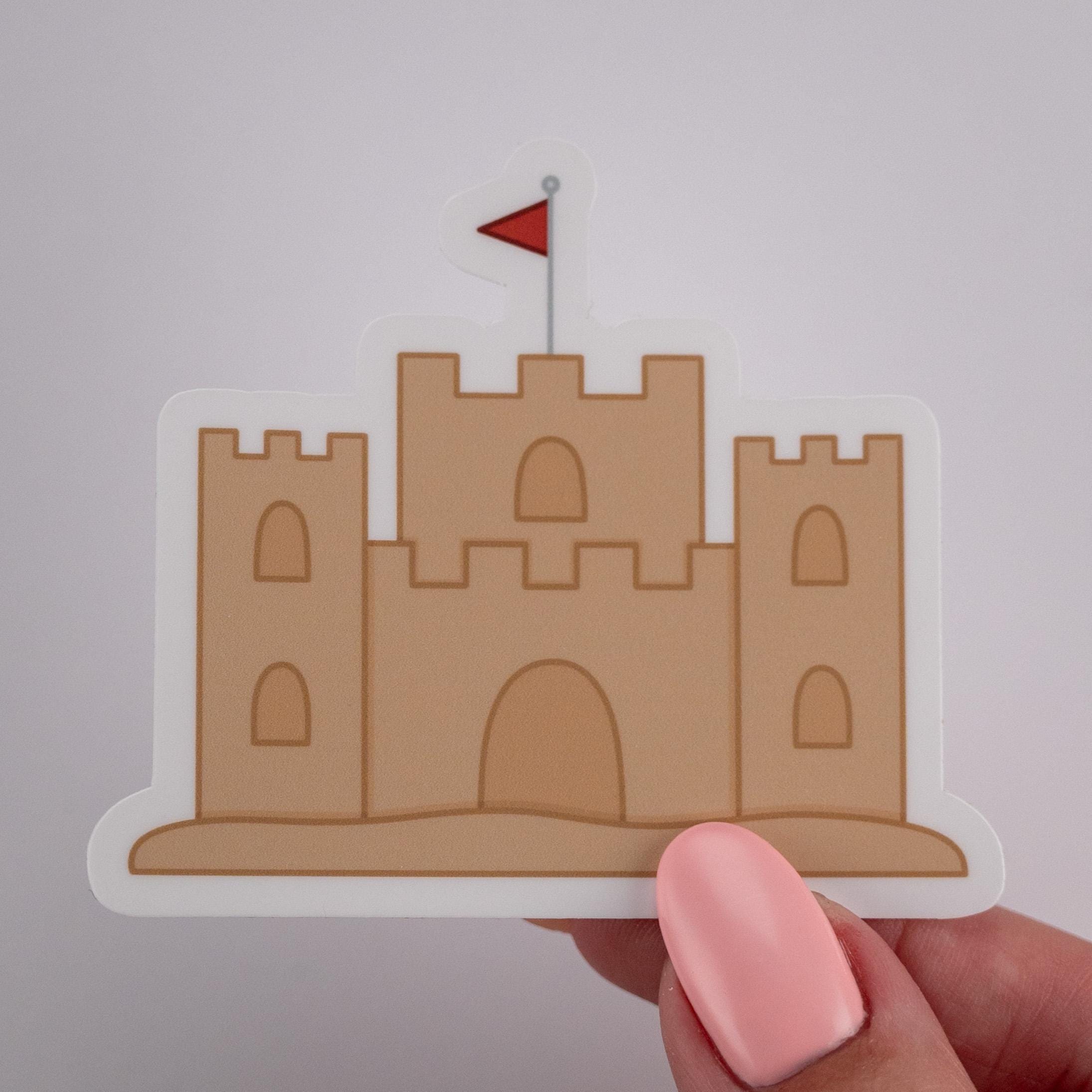 Sand Kindom Sticker Sandcastle Sticker | Summer Sticker | Cute Sticker | Beach Sticker ...