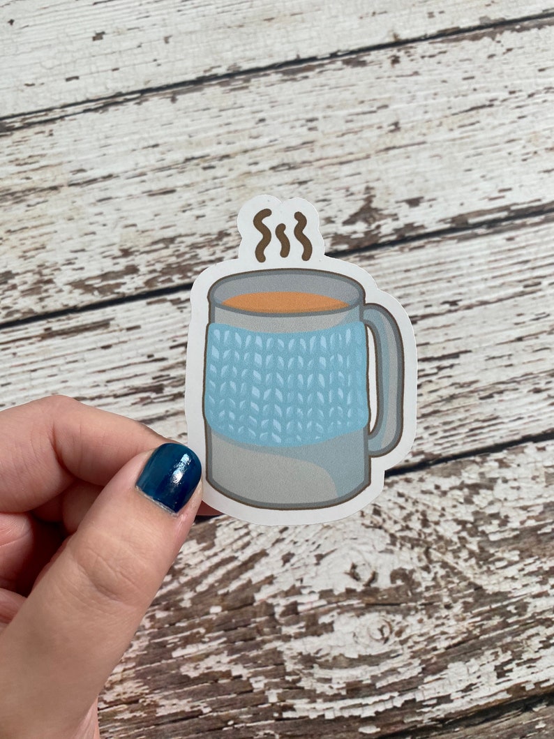 5pack/knitting Diecut Stickers Etsy