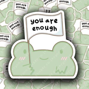 Tu es assez grenouille Sticker