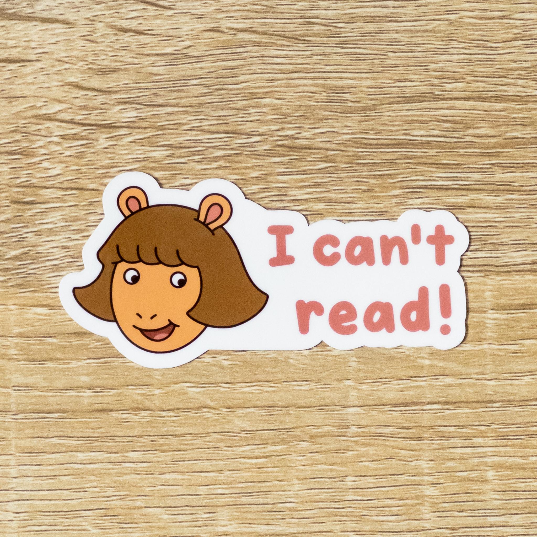 Arthur Sticker Arthur & D.W. Stickers | D.W. Read Sticker | Cute Sticker | Arthur ...