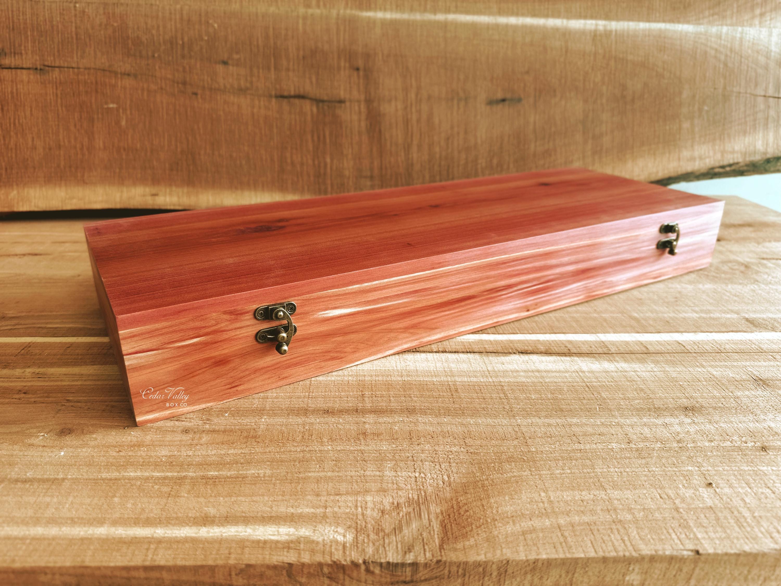 Native Cedar Box Cedar Feather Box Measurements 22 Native American Feather Case, Blade