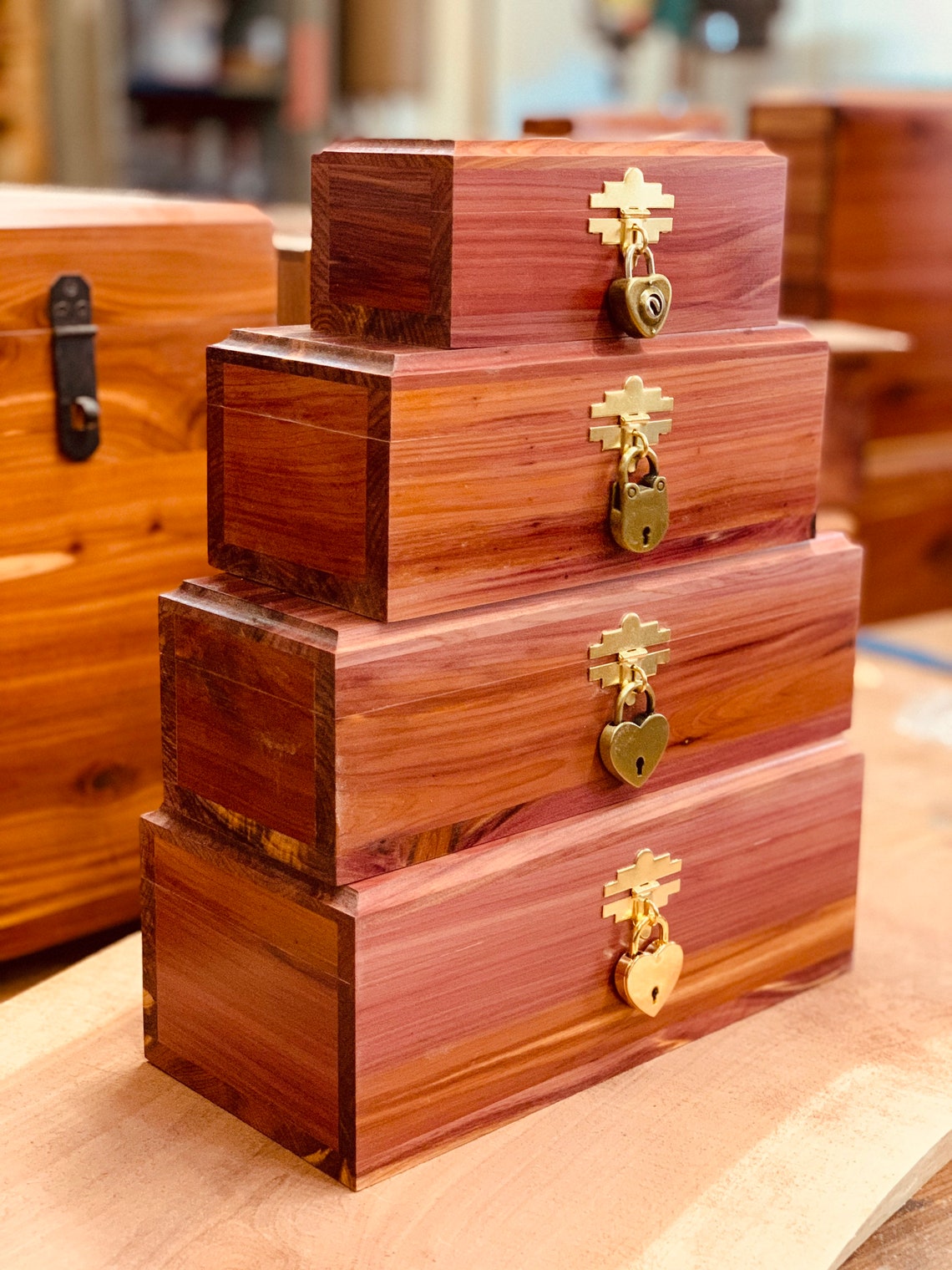 Middle Sized Cedar Box / Aromatic Eastern Cedar Urn / Cedar Etsy