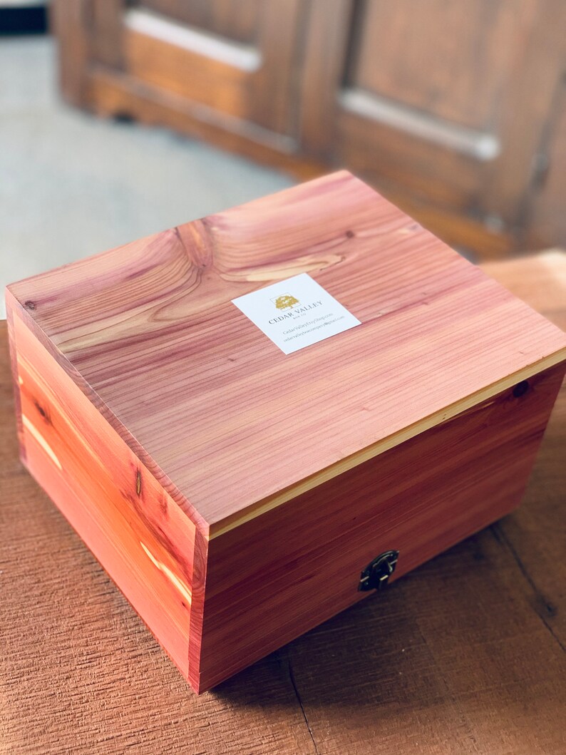 Cedar Premium Keepsake Chest Wood Box Aromatic Eastern Etsy