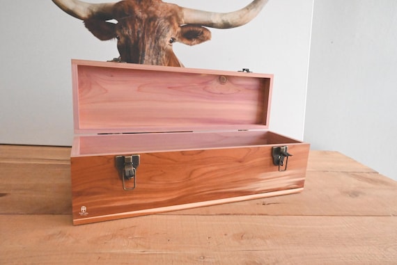 Large Cedar Church Box, Aromatic Wood, Peyote Storage