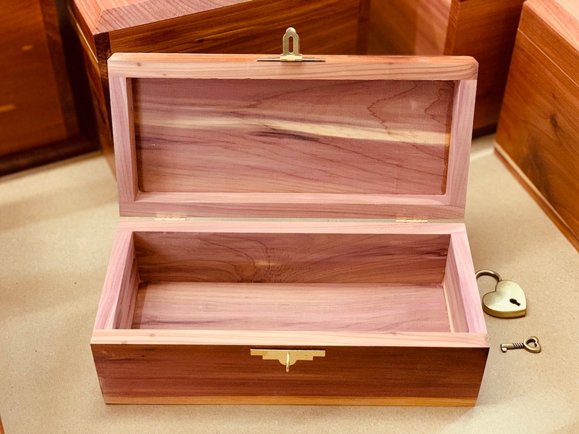 Middle Sized Cedar Box / Aromatic Eastern Cedar Urn / Cedar Etsy
