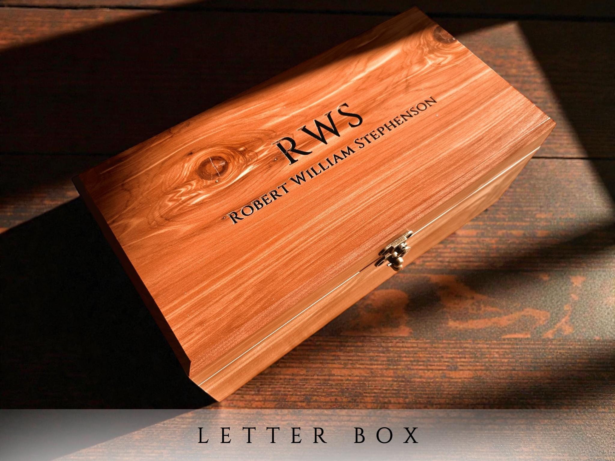 Vintage Letter Storage Box - Etsy