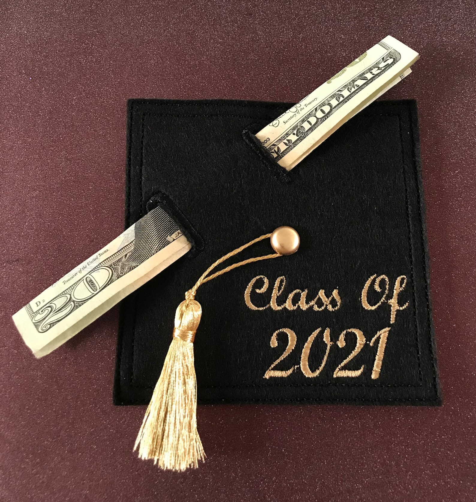 2021 Or 2022 Graduation Money Holder Graduation Gift 2021 Etsy