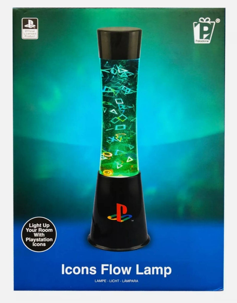 PlayStation Icons Lava Lamp Light up your room with PS Symbols Etsy