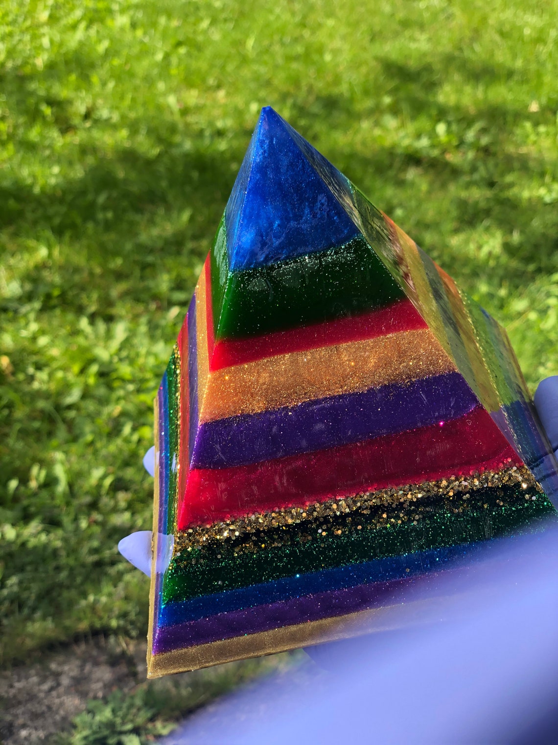 Resin pyramid Etsy