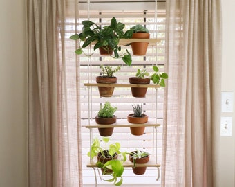 Hanging Plant Shelf - Indoor Planters -Window Shelves