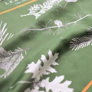 SILK SCARF: Provincial Trees of Canada, Nature Inspired, Botanical Art image 6