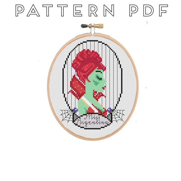 Miss Argentina - After Life Receptionist - Cross Stitch Pattern