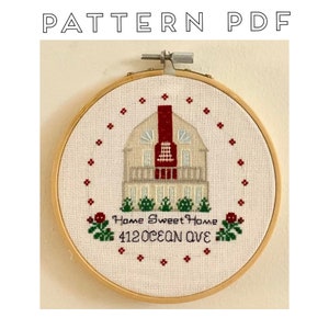 Amityville Horror &quot;Home Sweet Home&quot; Cross Stitch Pattern