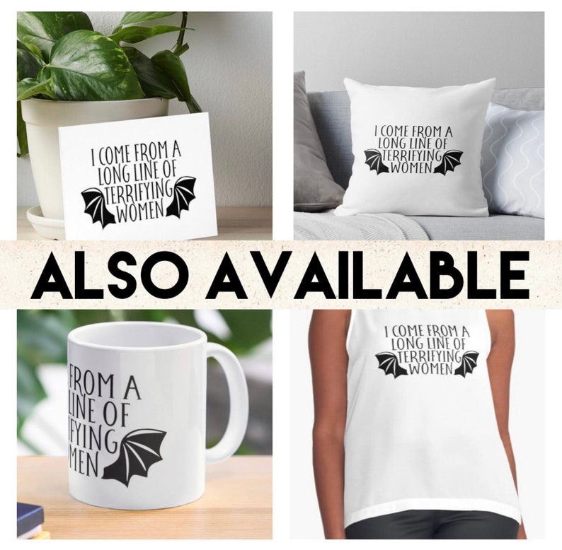 I Come From A Long Line Of Terrifying Women I Come From A Long Line of Terrifying Women Cross Stitch - Etsy
