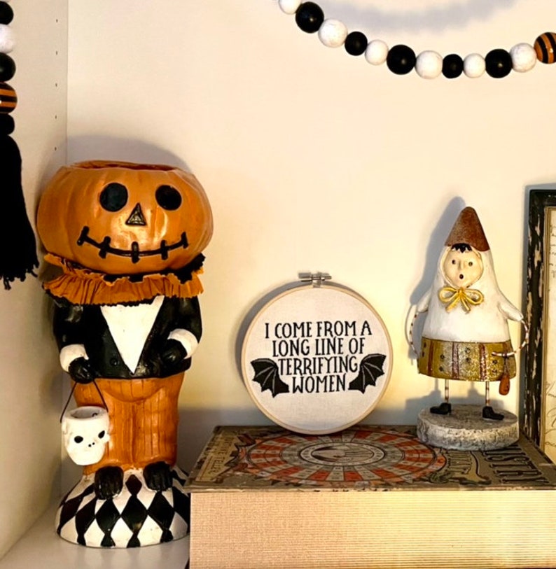 I Come From A Long Line Of Terrifying Women I Come From A Long Line of Terrifying Women Cross Stitch - Etsy