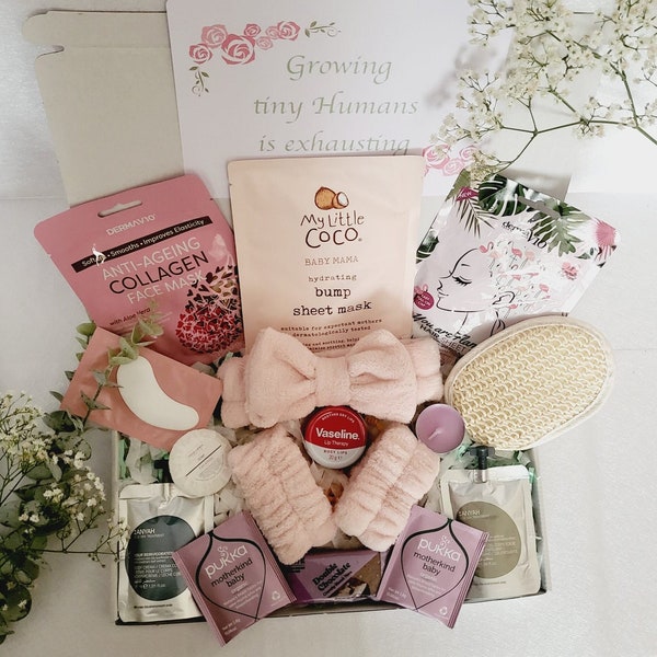 Relaxed BUMP Happy MUM Gift, Pregnancy Care Package, Pregnancy Spa Gift Box, BUMP Spa Gift Box, Bump to Baby Hamper, Mum to Be Spa Gift