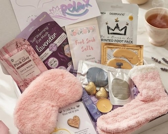 COSY NIGHT IN Spa Pamper Hamper - Relaxation & Self-Care  -Hug in a Box