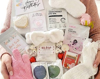 Birthday Pamper Gift Box for Her, Birthday Pamper Hamper, Birthday Spa Party, Birthday Self Care Letterbox Gift, Birthday Wellness Box