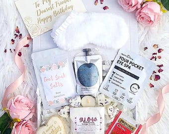 Birthday Pamper Gift Box for Her, Birthday Pamper Hamper, Birthday Spa Party, Birthday Self Care Letterbox Gift, Birthday Wellness Box