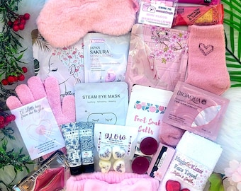 ULTIMATE HUG in a BOX Spa gift box for women, Birthday pamper hamper gift set for her, Bridesmaid Selfcare package, Bride to be, Hygge gifts