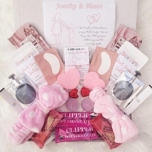 AUNTY and NIECE Pamper Hamper Spa Gift Box, Aunty Spa Gift for Two, Niece Spa Gift for Two, Niece Birthday, Aunty Birthday, Aunty MothersDay