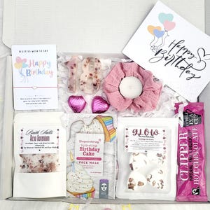 Personalized 18th Birthday Spa Gift Box: Pamper Hamper with Treats & Number Wax Melts
