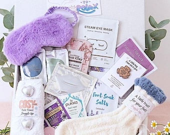 Birthday SELF-CARE Pamper Hamper - Cosy Night In Spa Gift Box