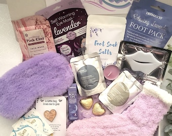 NIEUWE MUM Cosy Night Spa Care-pakket, Spa In a Box Gift, Ontspanningsgeschenkdoos, Kalmerend moment, Mindfulness, Verwencadeau, Zelfzorg, Verjaardag