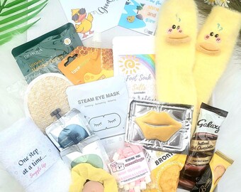 GOOD LUCK DUCK Gift Box - Colleague New Job Support - Exam Care Package- Hug in a Box - You Got This