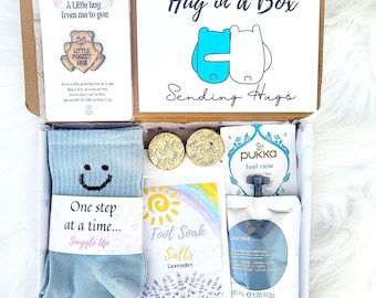 VEGAN HUG in a BOX -  Birthday - Cheer Up - You Got This - One Step at a Time