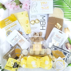 Luxury Pregnancy Pamper Hamper: Mum-to-Be Gift Set with Belly Mask