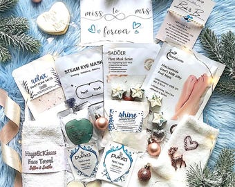 MISS to MRS Something Blue Pamper Hamper | Bride to Be Spa Self Care Package | Bridal Shower Gift | Wedding Stress Survival Set