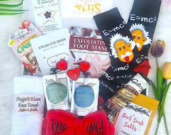 CONGRATS GRADUATE Pamper Hamper - Exam Good luck Support Gift for Her - New Job, New School, Colleague Hug In A Box