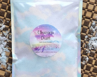 Unicorn Dust Bath Bomb Powder.Foaming Bath Dust.