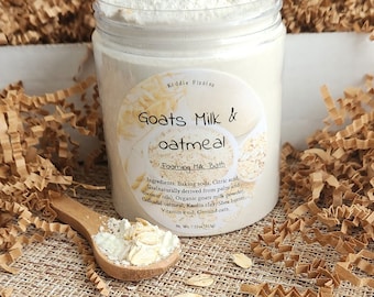 Goats Milk And Oatmeal Foaming Milk Bath.Bath Milk.Moisturizing.