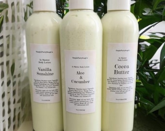 In Shower Body Lotion.Moisturizing.Multiple Scents.8oz