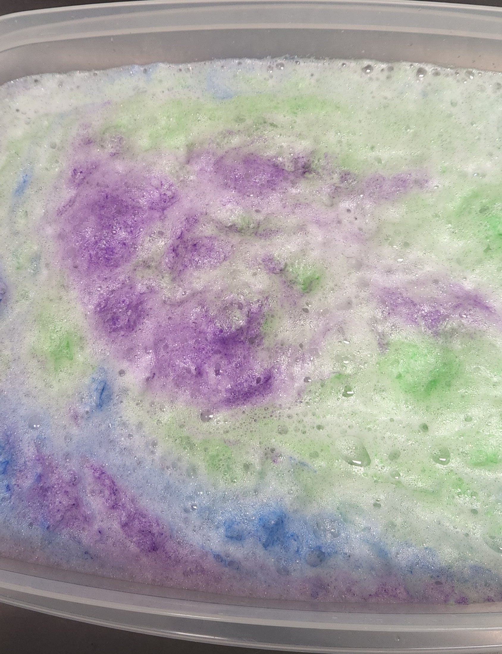 Galactic Dust Bath Bomb Powder.foaming Bath Dust. Space Themed Bath