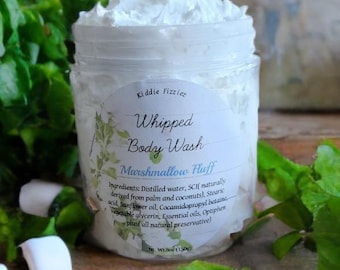 Marshmallow Fluff Whipped Body Soap: Foaming Bath Butter (8oz)